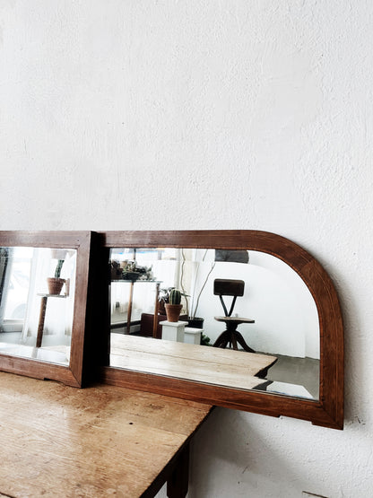 Antique Arched Inlay Mirror