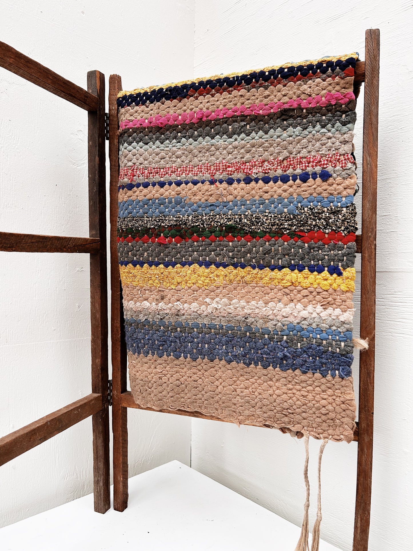Antique Cotton Rag Rug