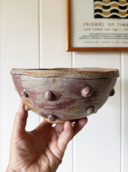 Handmade Hobnail Bowl