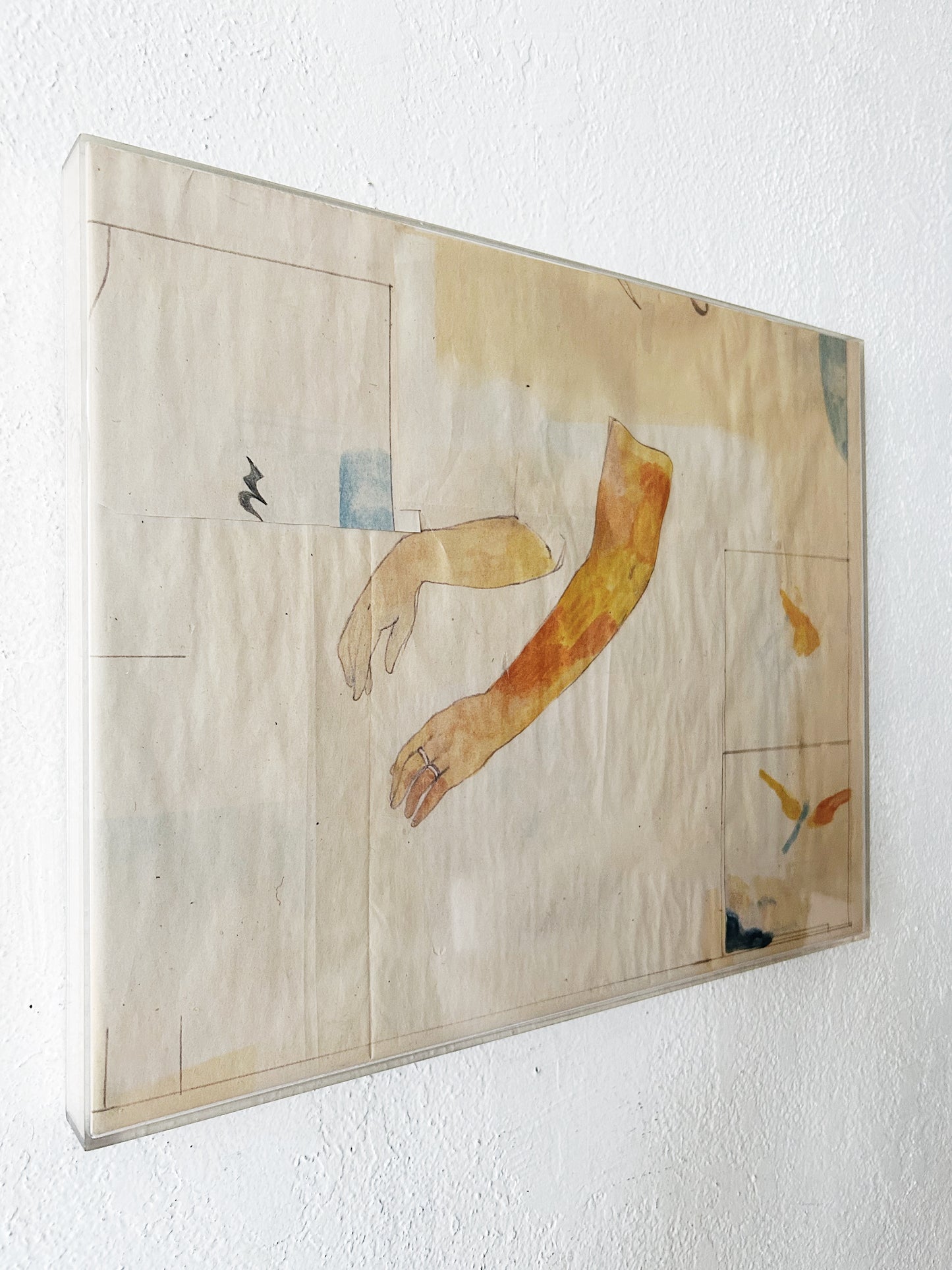 Framed Abstract Art by Aidan Koch