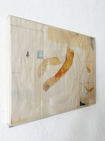 Framed Abstract Art by Aidan Koch
