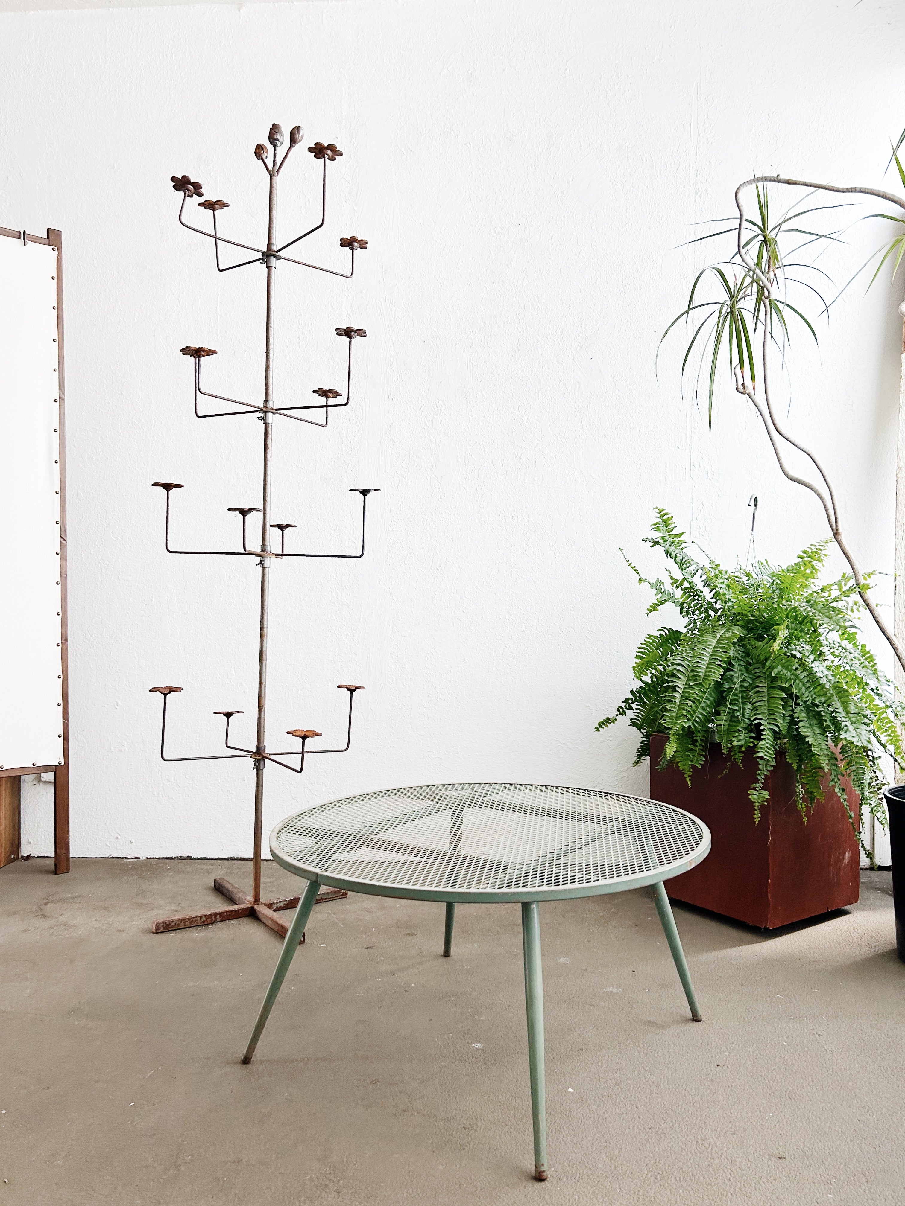 Vintage One of a Kind Steel Rack - Thumbnail 4