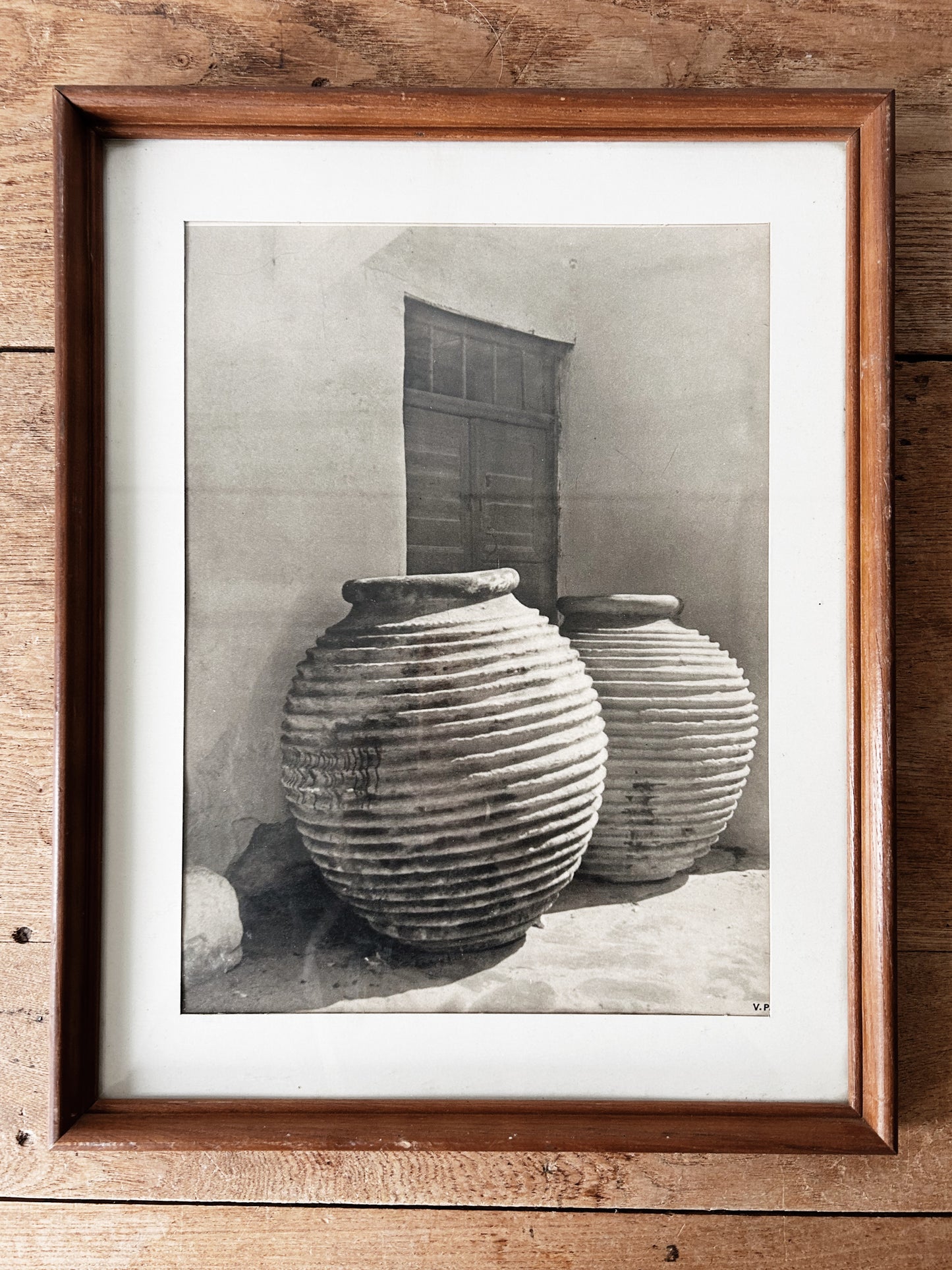 Vintage Framed Lithograph