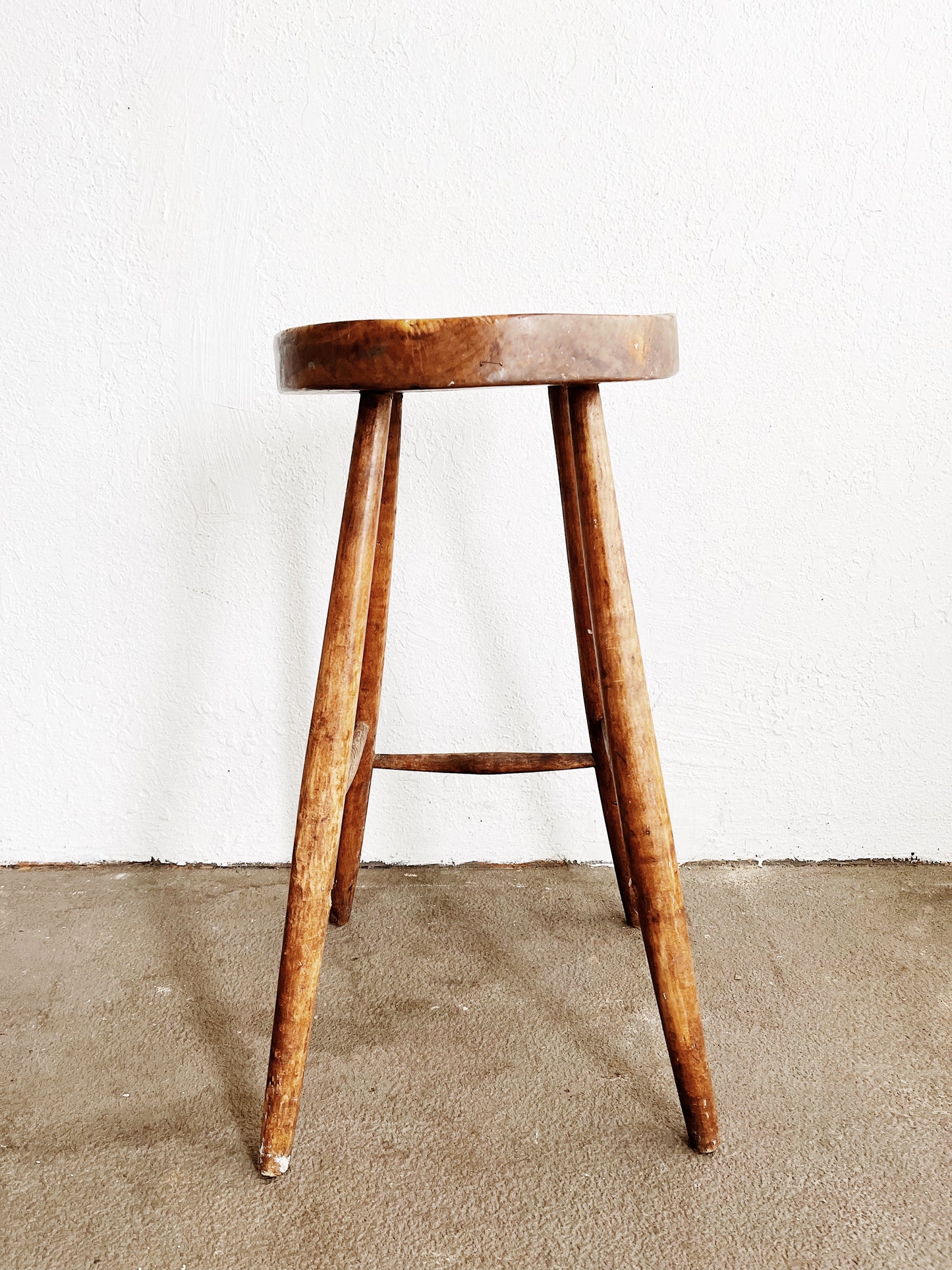 Primitive Maple Stool