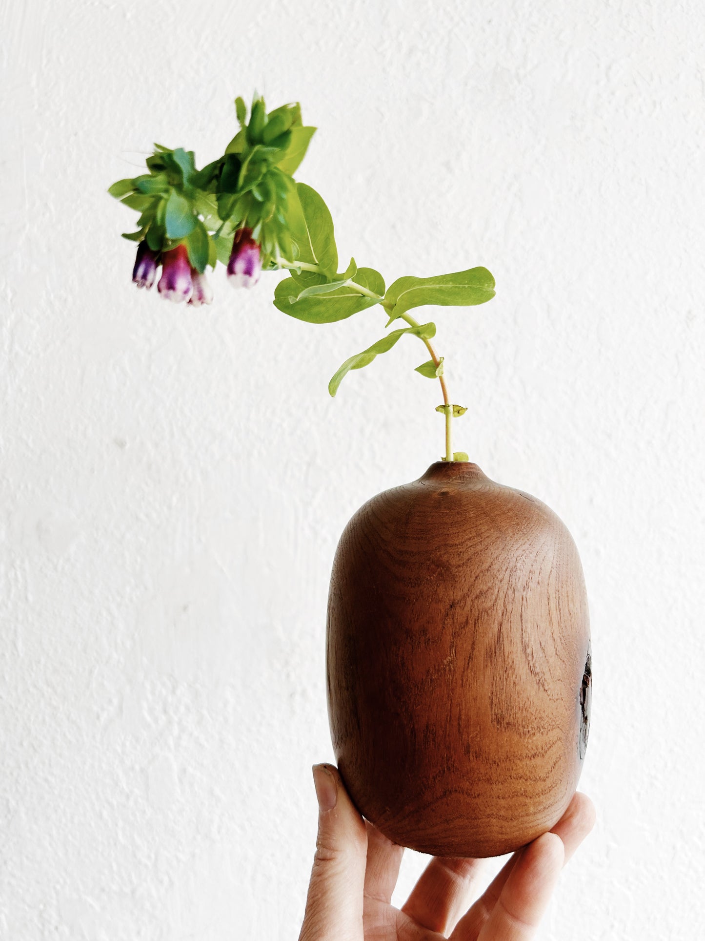 Handmade Turned Wood Bud Vase