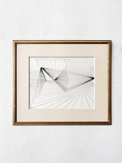 Original Pen and Ink Optic Drawing