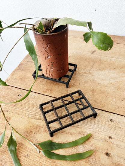 Vintage Footed Iron Trivet