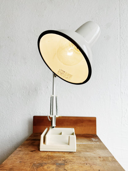 Mid Century Task Light with Weighted Organizer Base