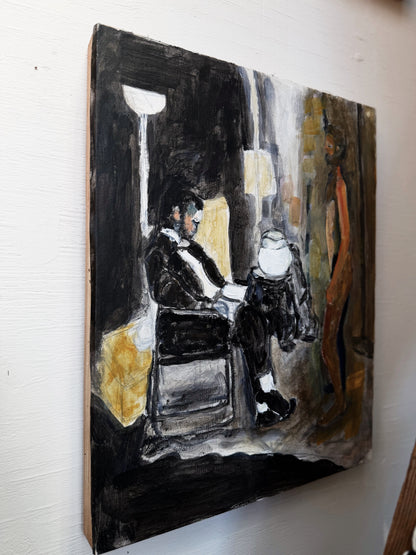 Vintage Figural Painting