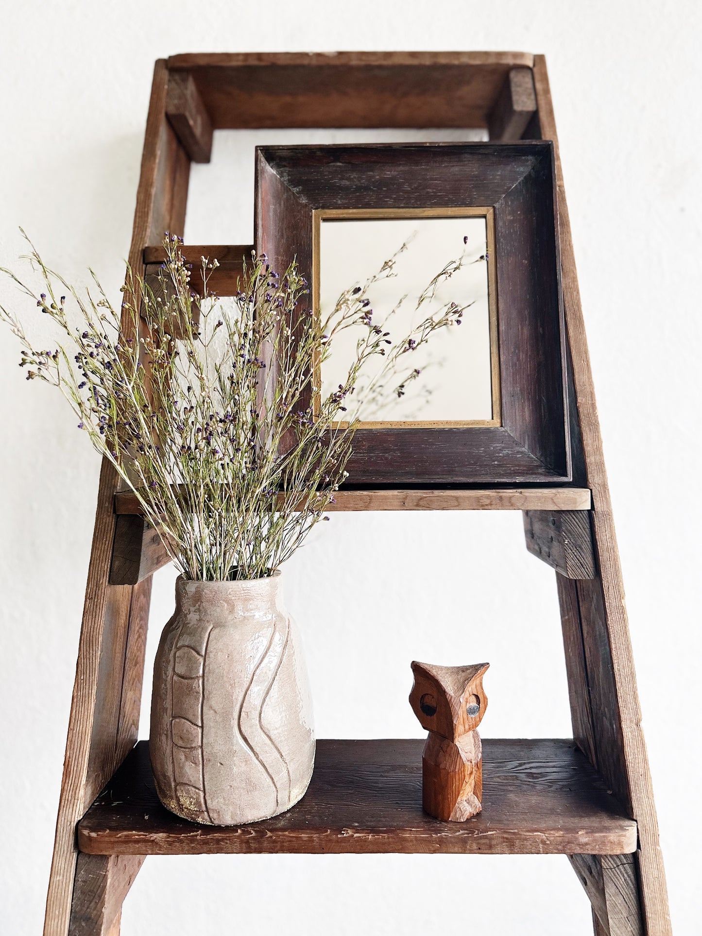 Antique Ladder Shelf