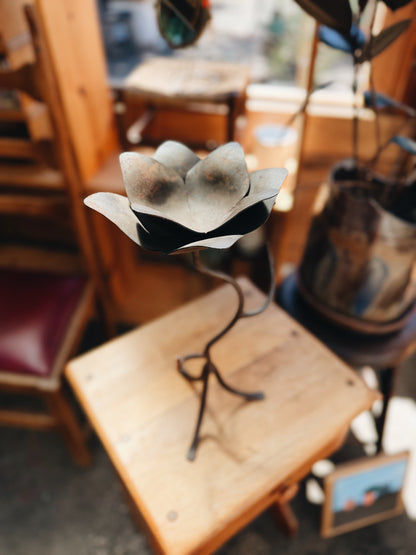 Hand Wrought Figural Candelabra