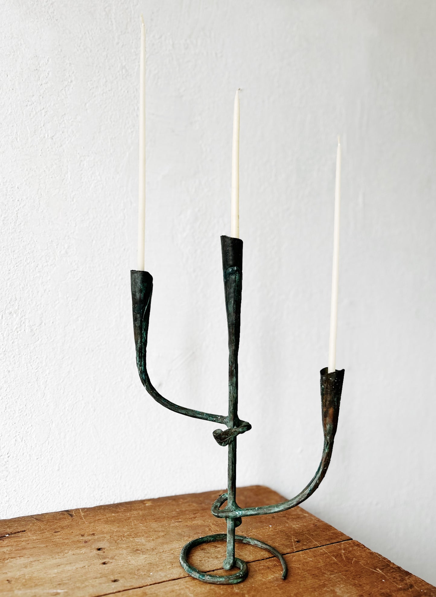 Vintage Brutalist Candelabra
