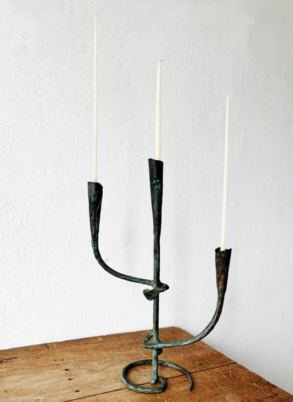 Vintage Brutalist Candelabra