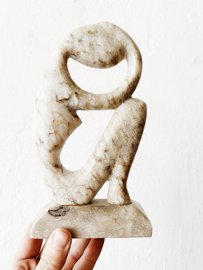 Vintage Modern Marble Sculpture