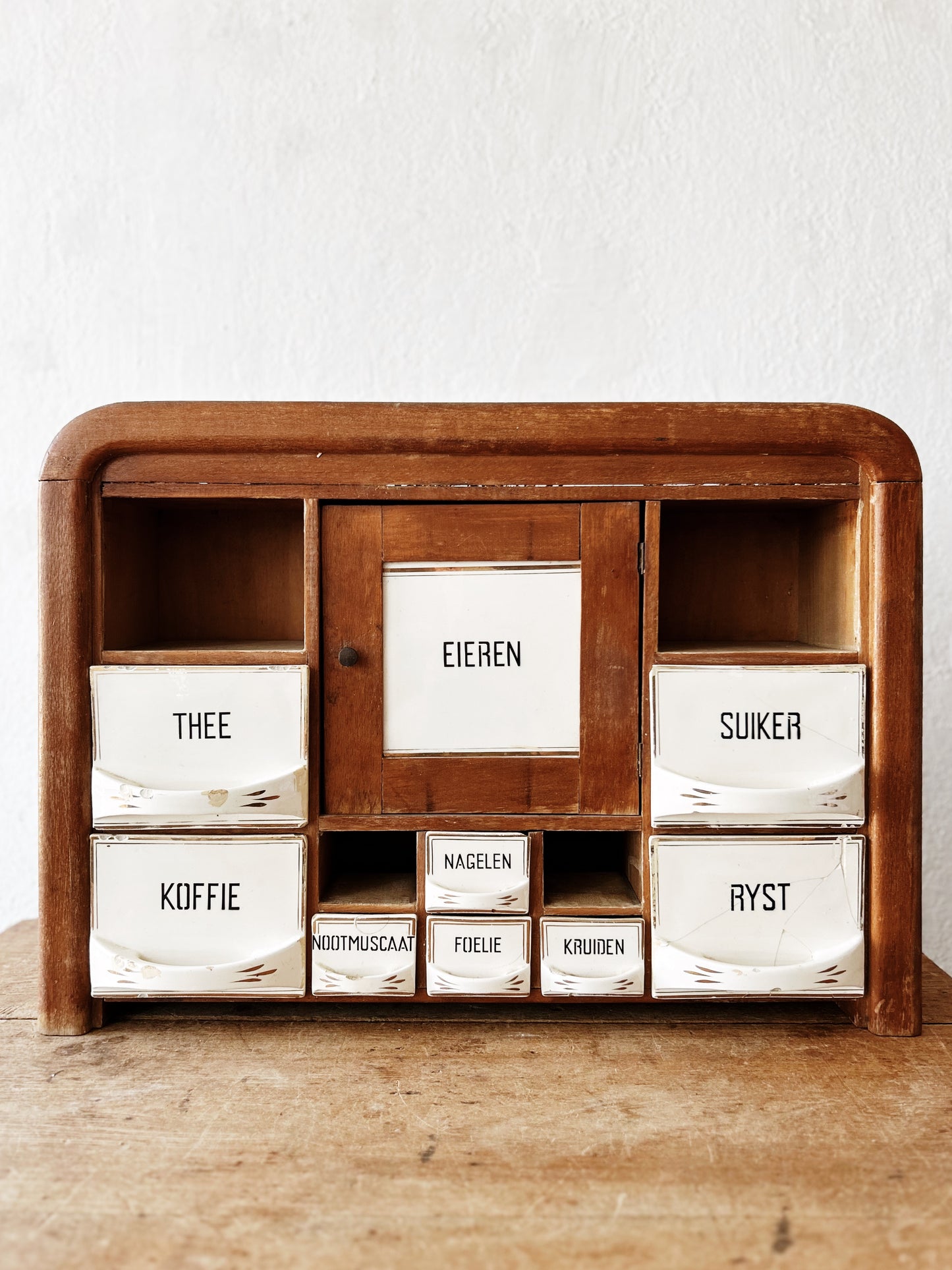 1930s Dutch Spice Cabinet