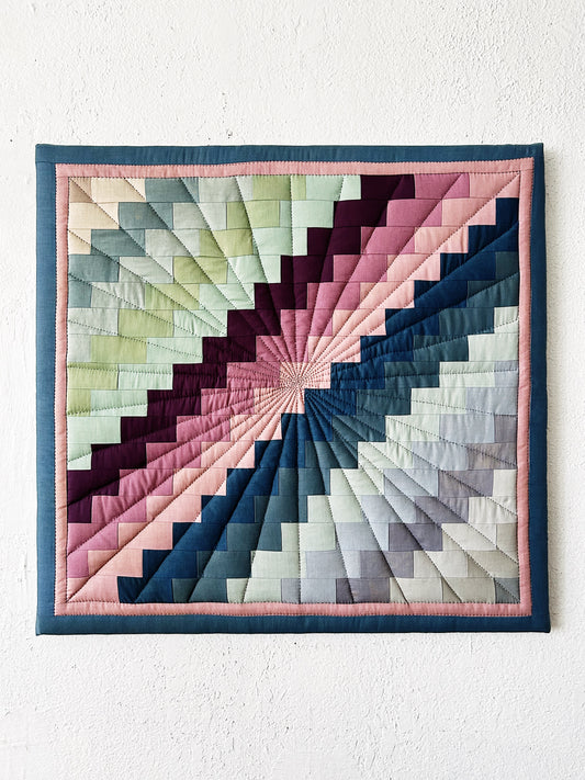Vintage Quilted Op Art