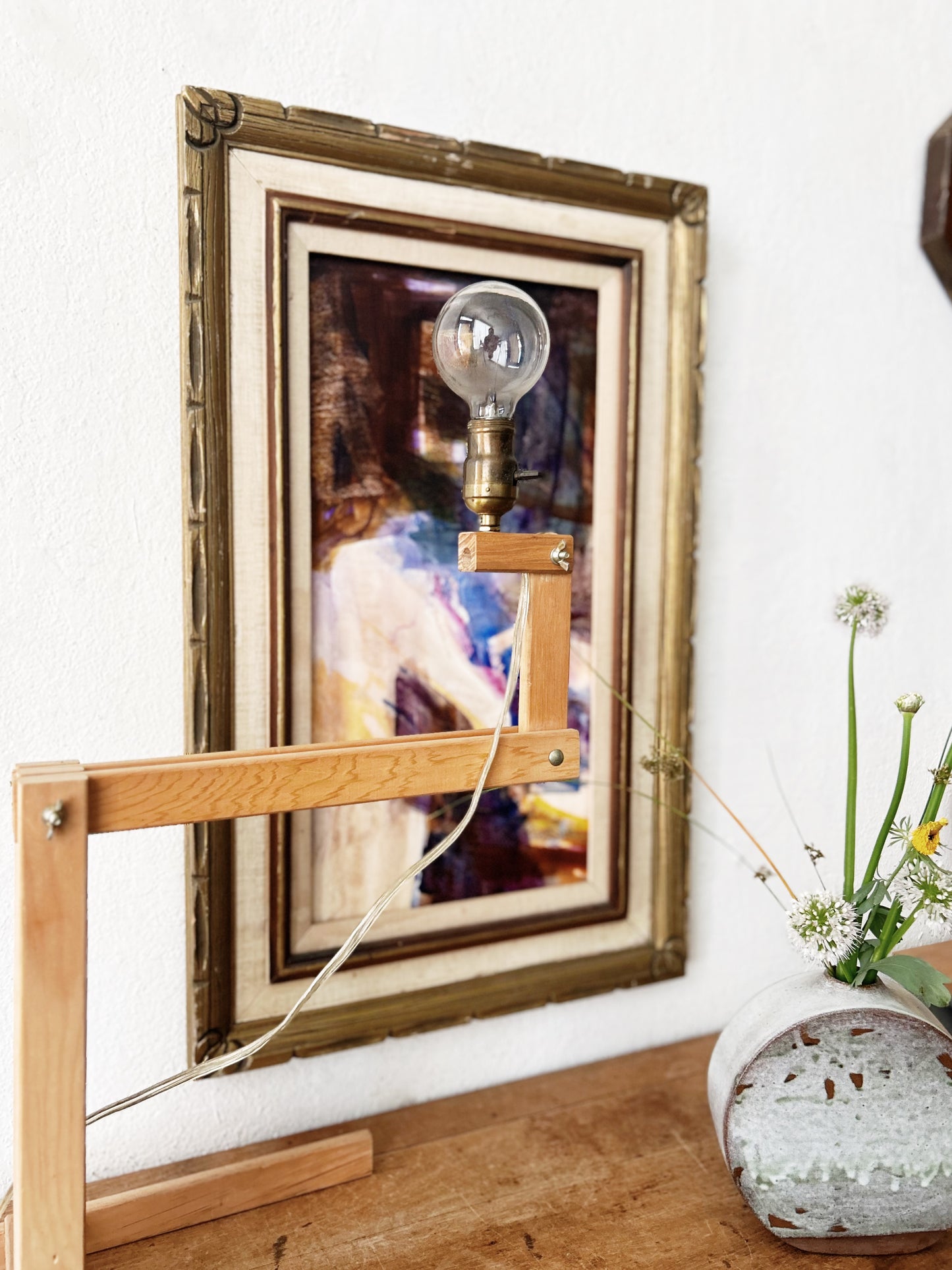 1970s Craft Modern Lamp