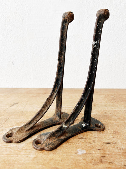 Antique Cast Iron Shelf Brackets