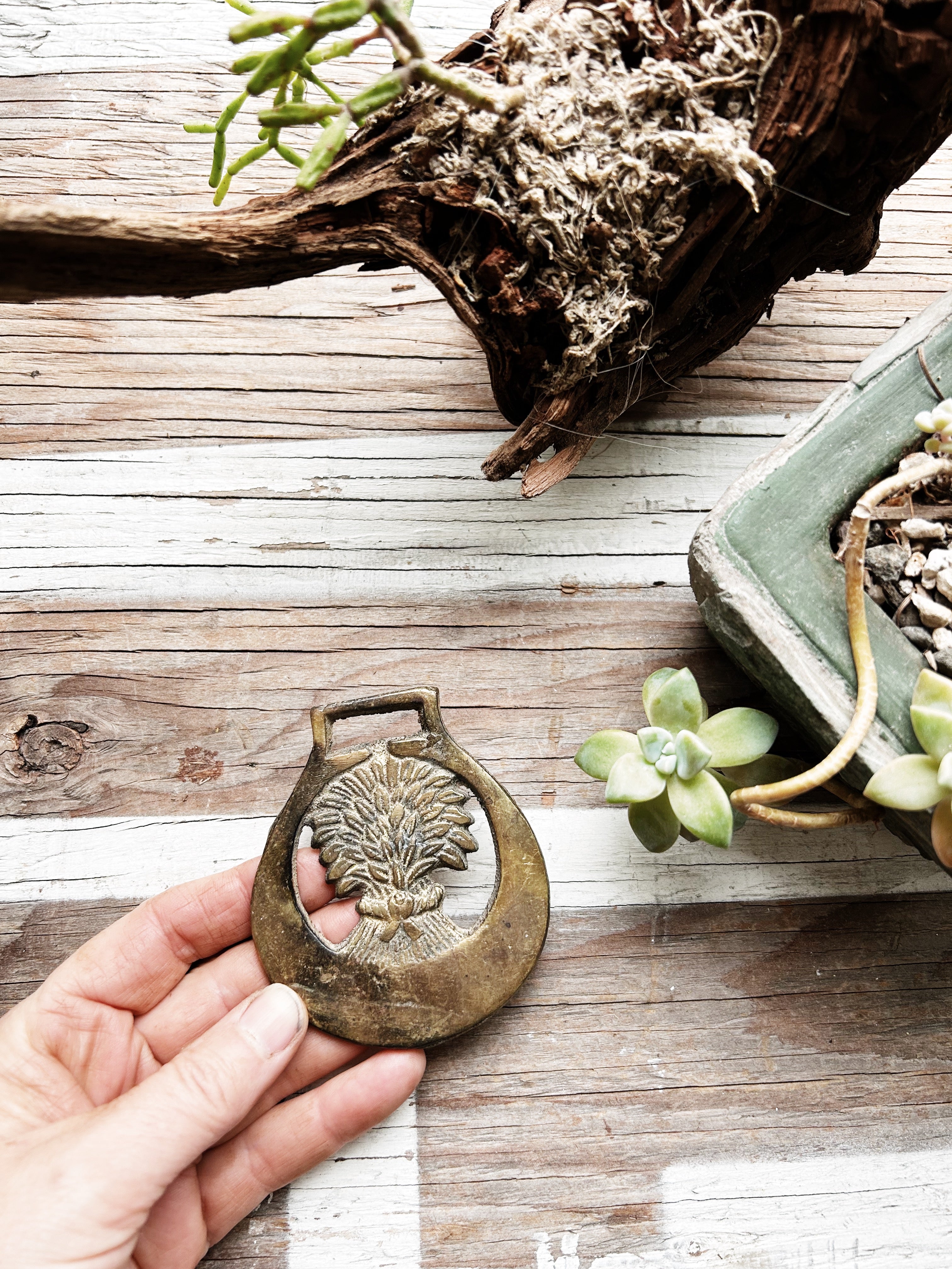 Antique Brass Bottle Opener
