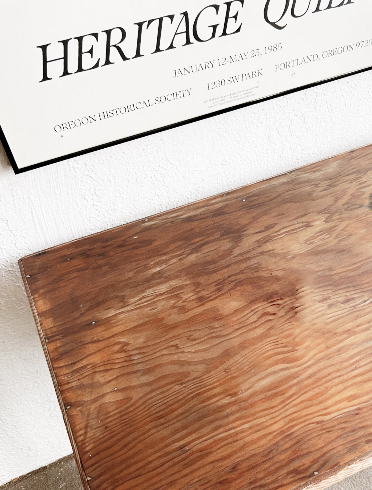 Primitive Wood Side Table