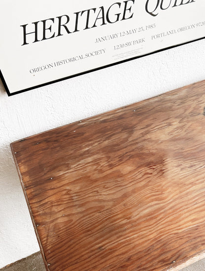 Primitive Wood Side Table