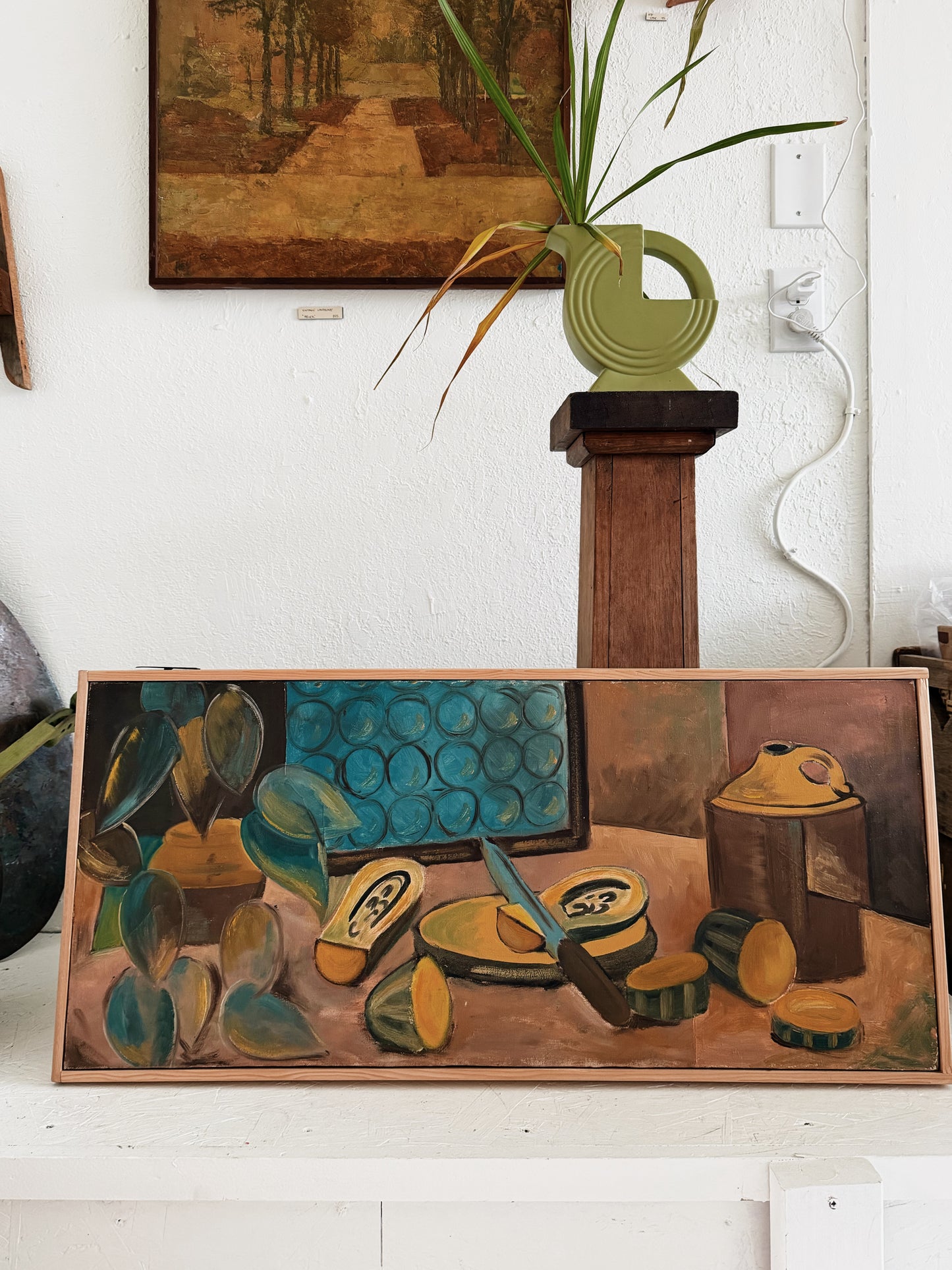 Large Vintage Still Life Painting