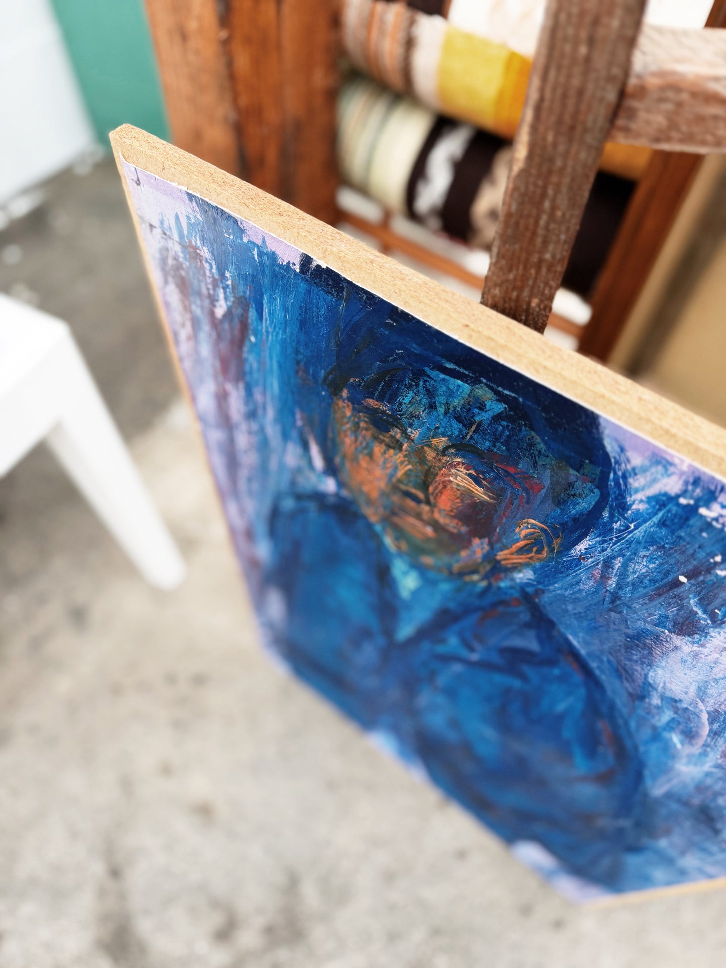 Vintage Belgian Expressionist Portrait