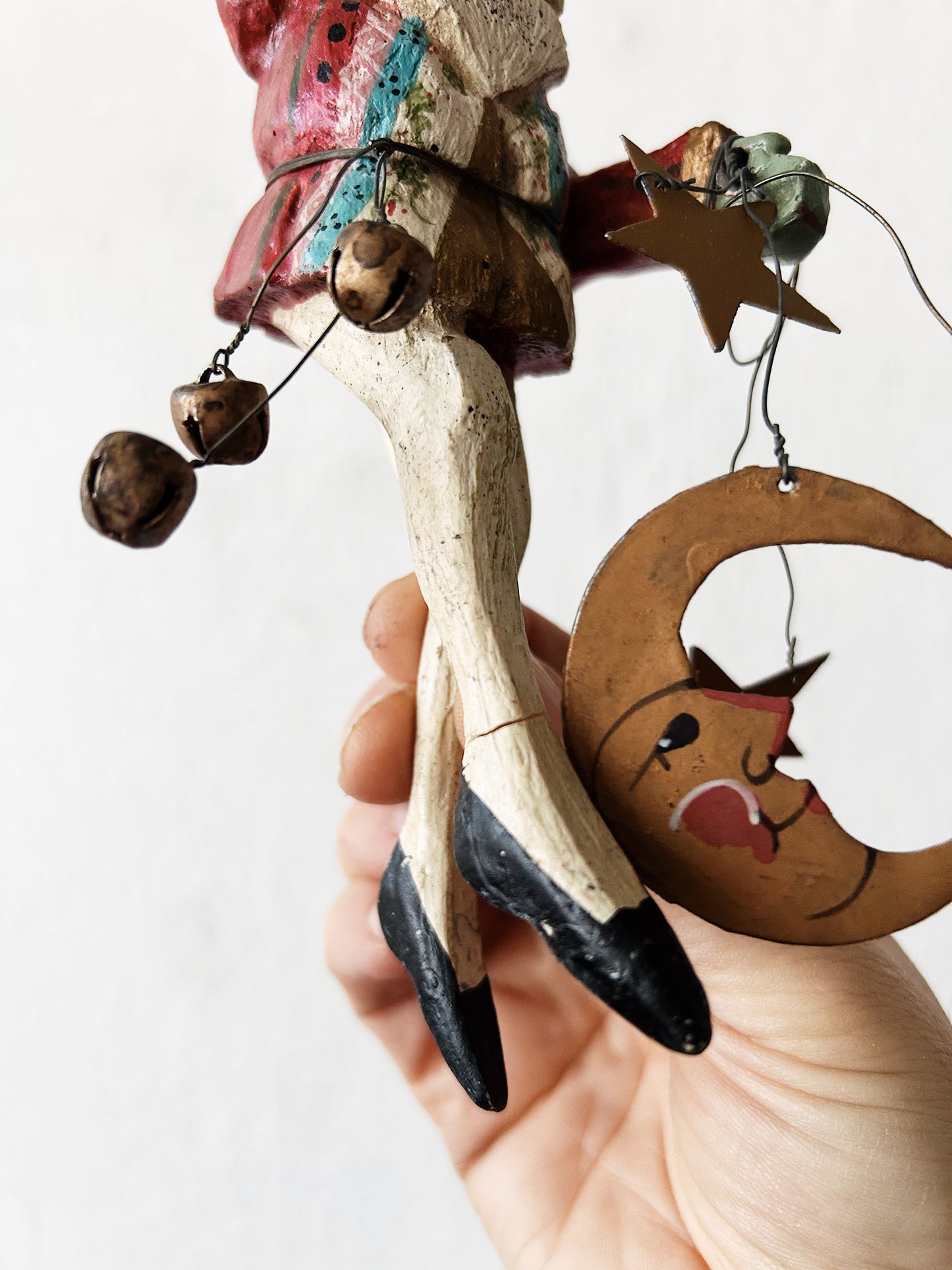 Vintage Denise Calla Folk Art ‘Enchanted Forest’ Ornaments