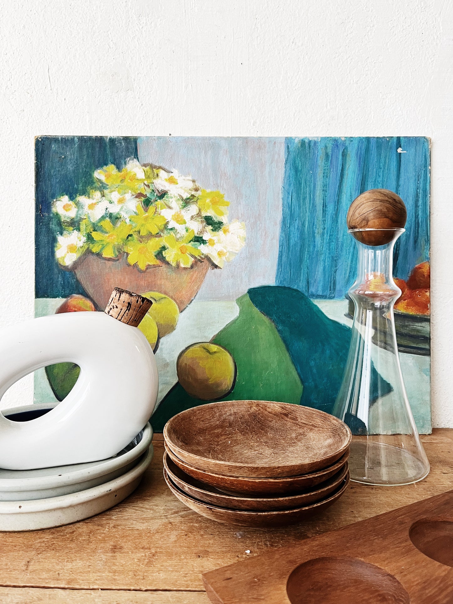 Vintage Fauvist Still Life Painting