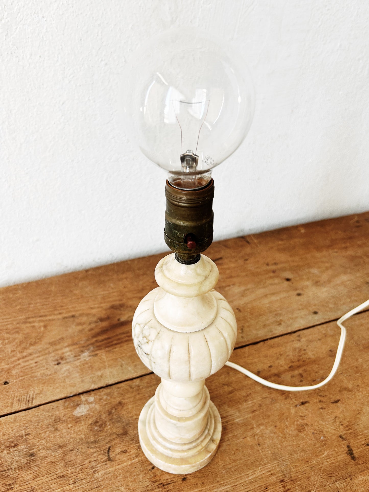 Antique Marble Lamp