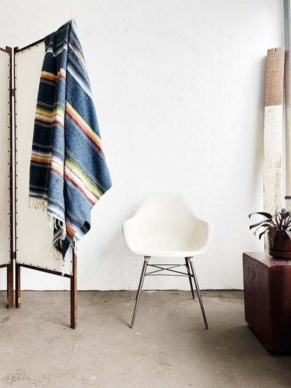 Vintage Eames Style Molded Plastic Chair