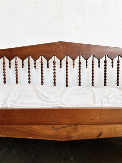 Antique Jenny Lind Spool Daybed with Custom Cushions