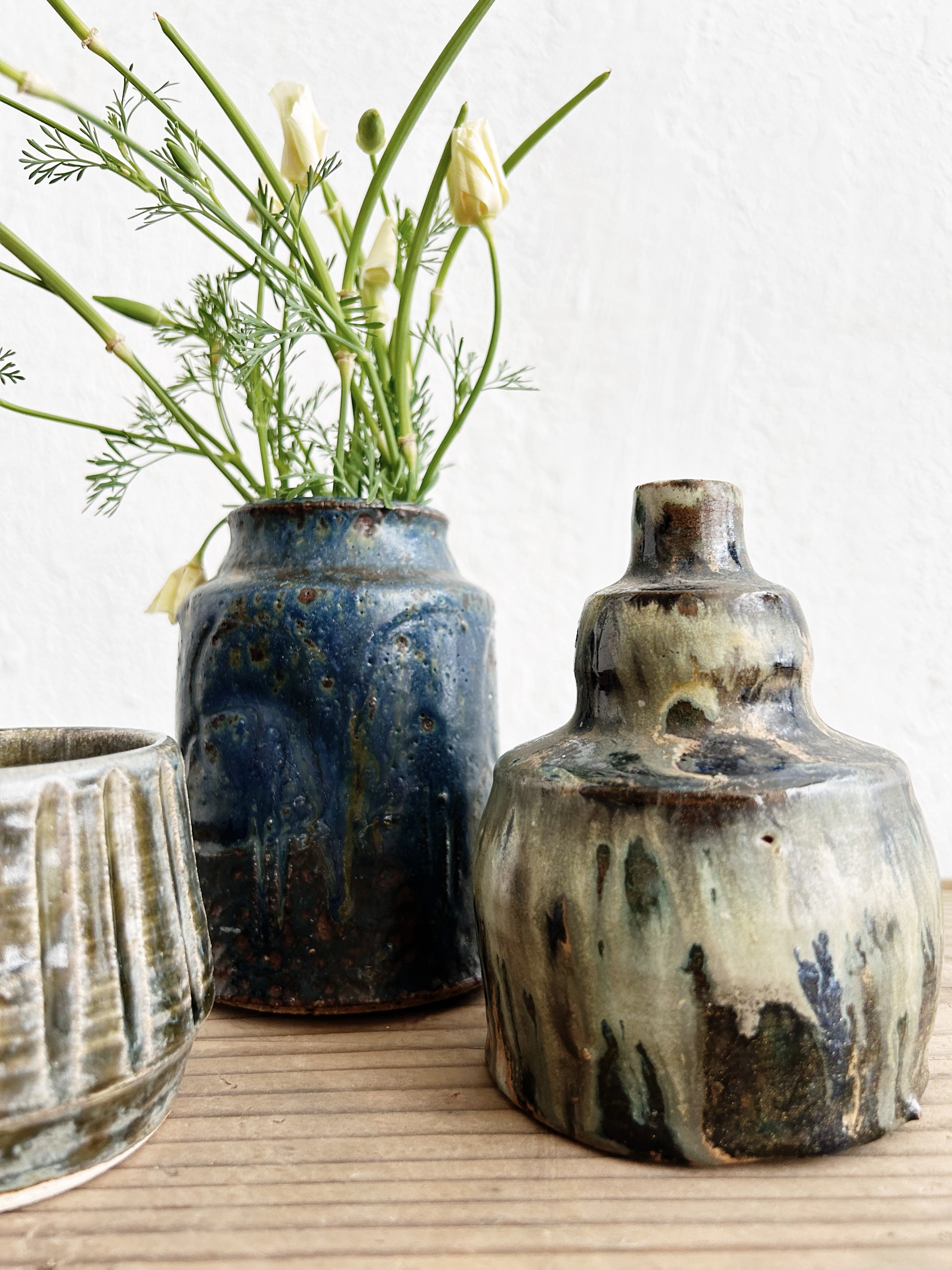 Vintage Studio Pottery Trio