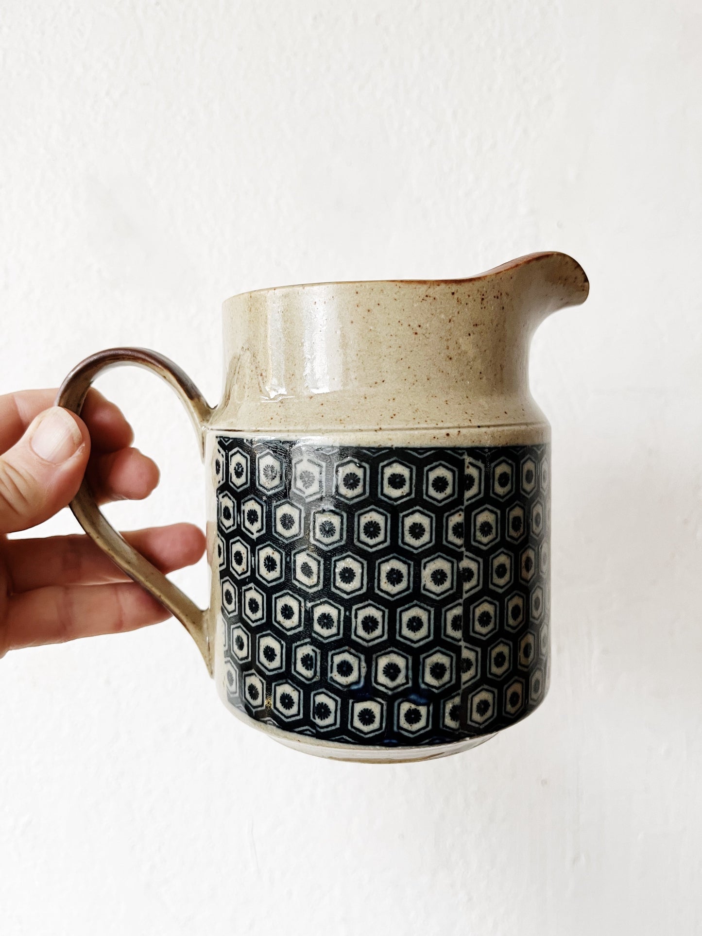 Vintage European Transferware Pitcher