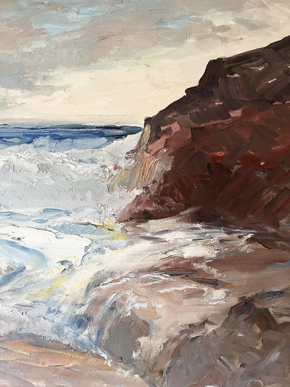 Vintage Seascape Painting