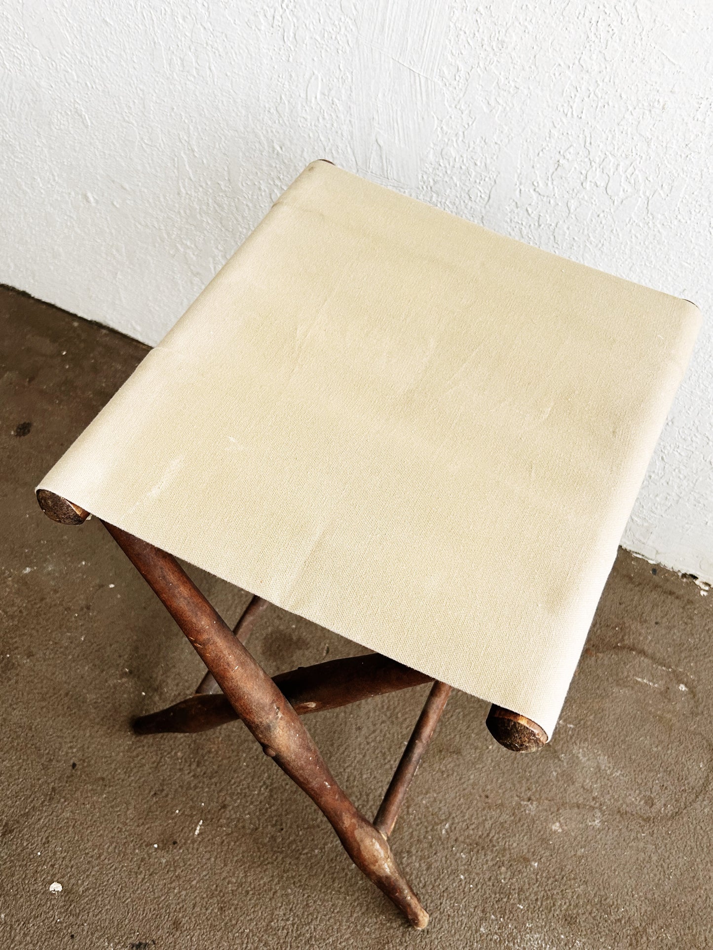 Antique Folding Luggage Rack