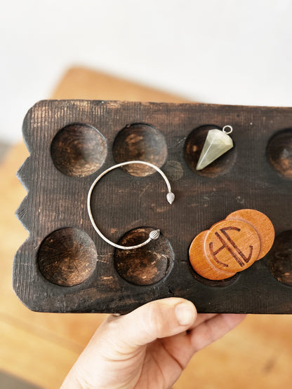 Antique Carved Game Board