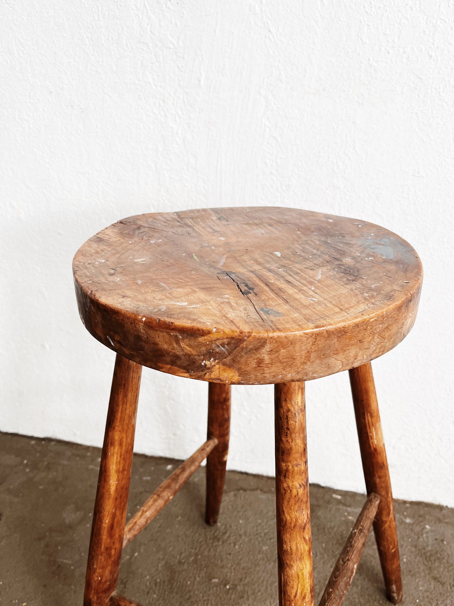 Primitive Maple Stool