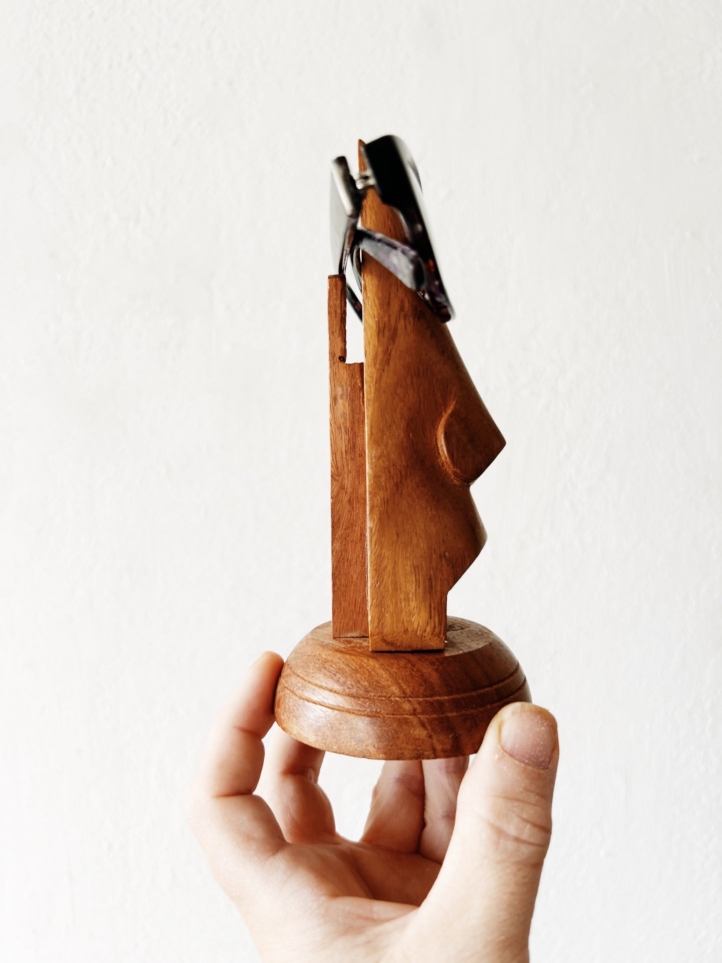 Vintage Wood Eyeglass Holder