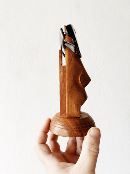 Vintage Wood Eyeglass Holder
