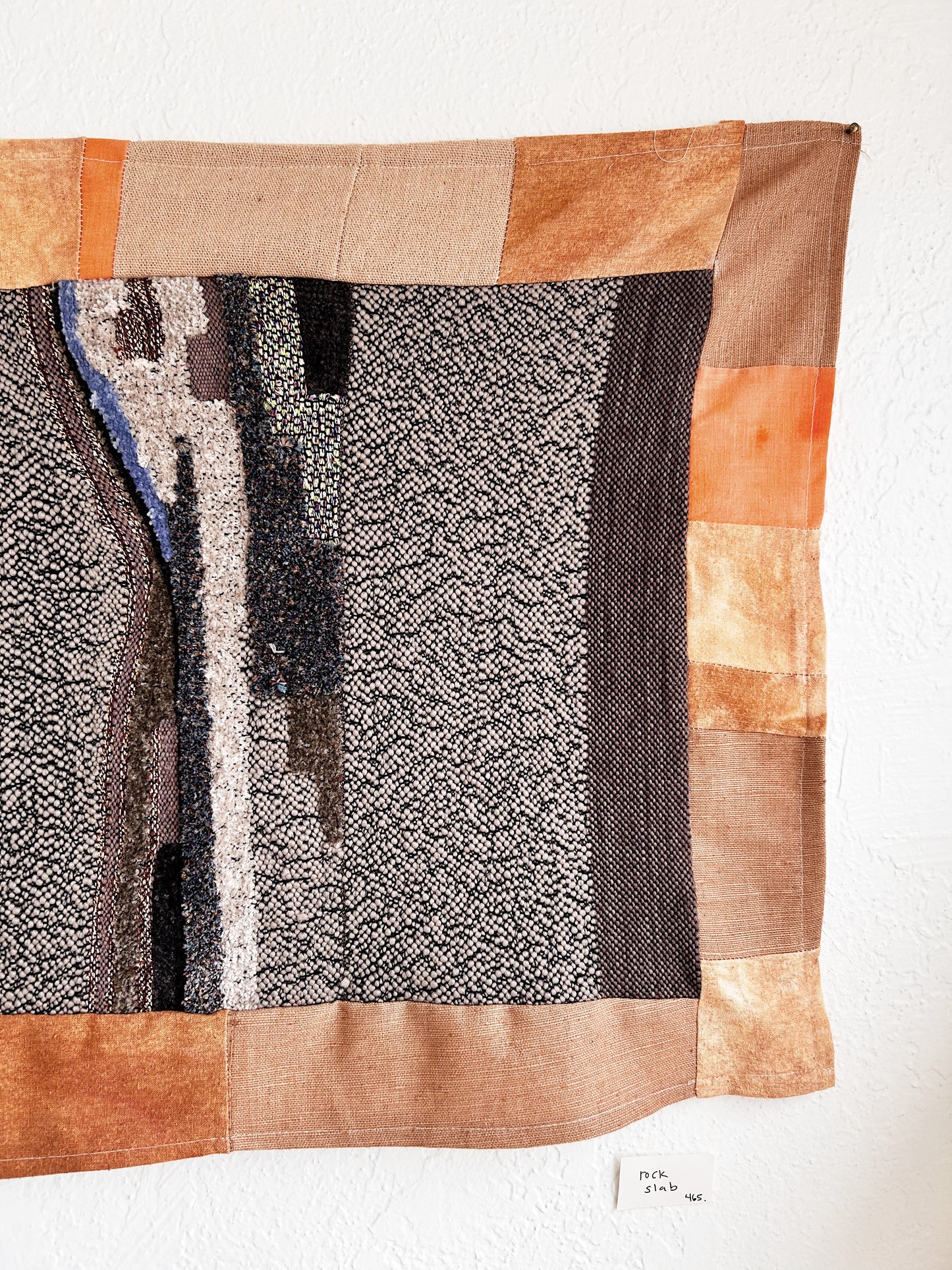 Jess Feury Weaving 'Rock Slab'