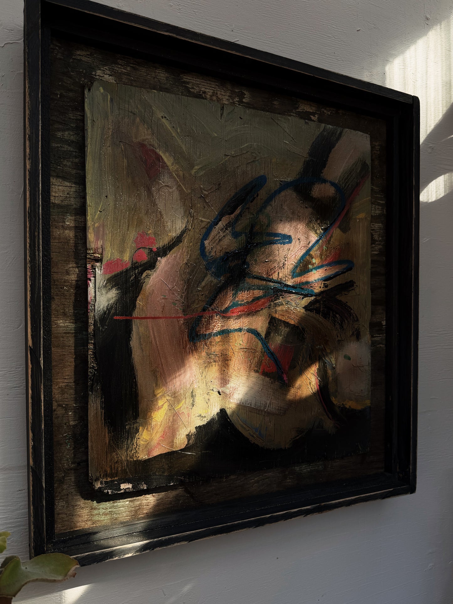 Vintage Abstract Expressionist Painting