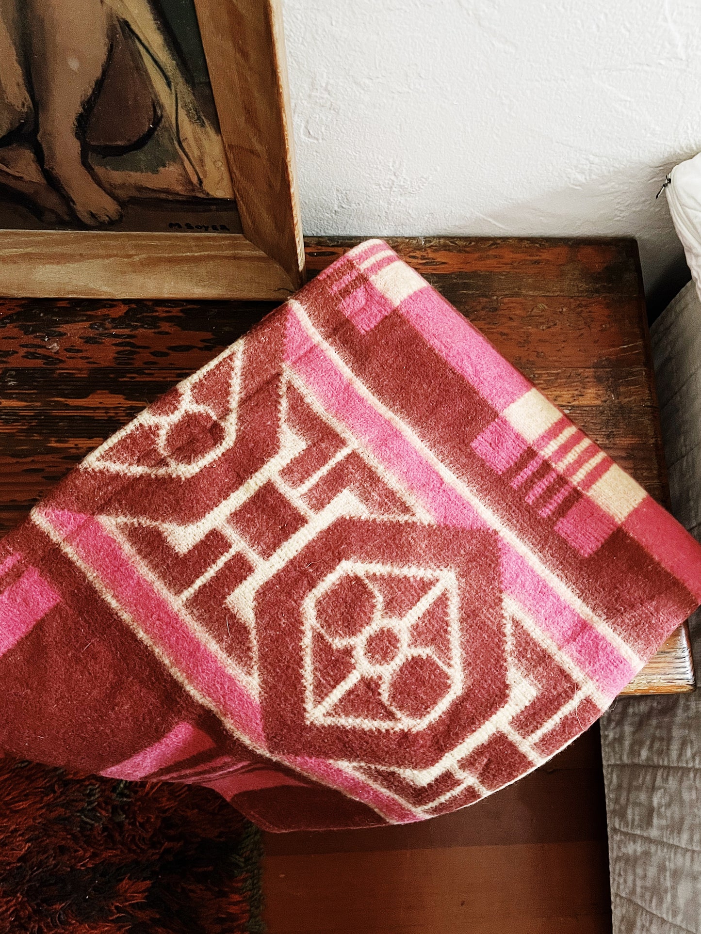 Vintage Reversible Camp Blanket