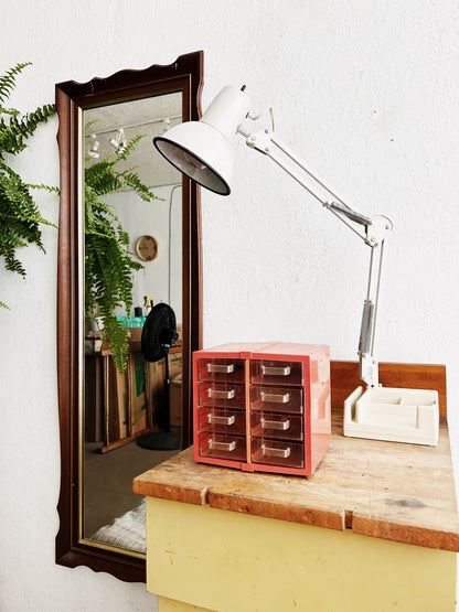 Mid Century Task Light with Weighted Organizer Base