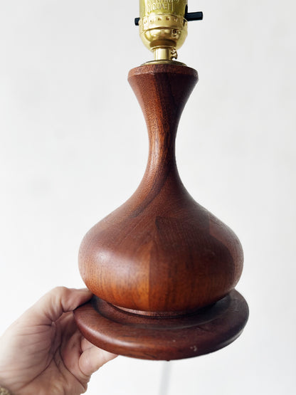 Vintage Teak Lamp