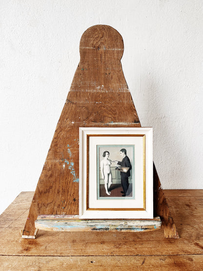 Large Folk Art Easel