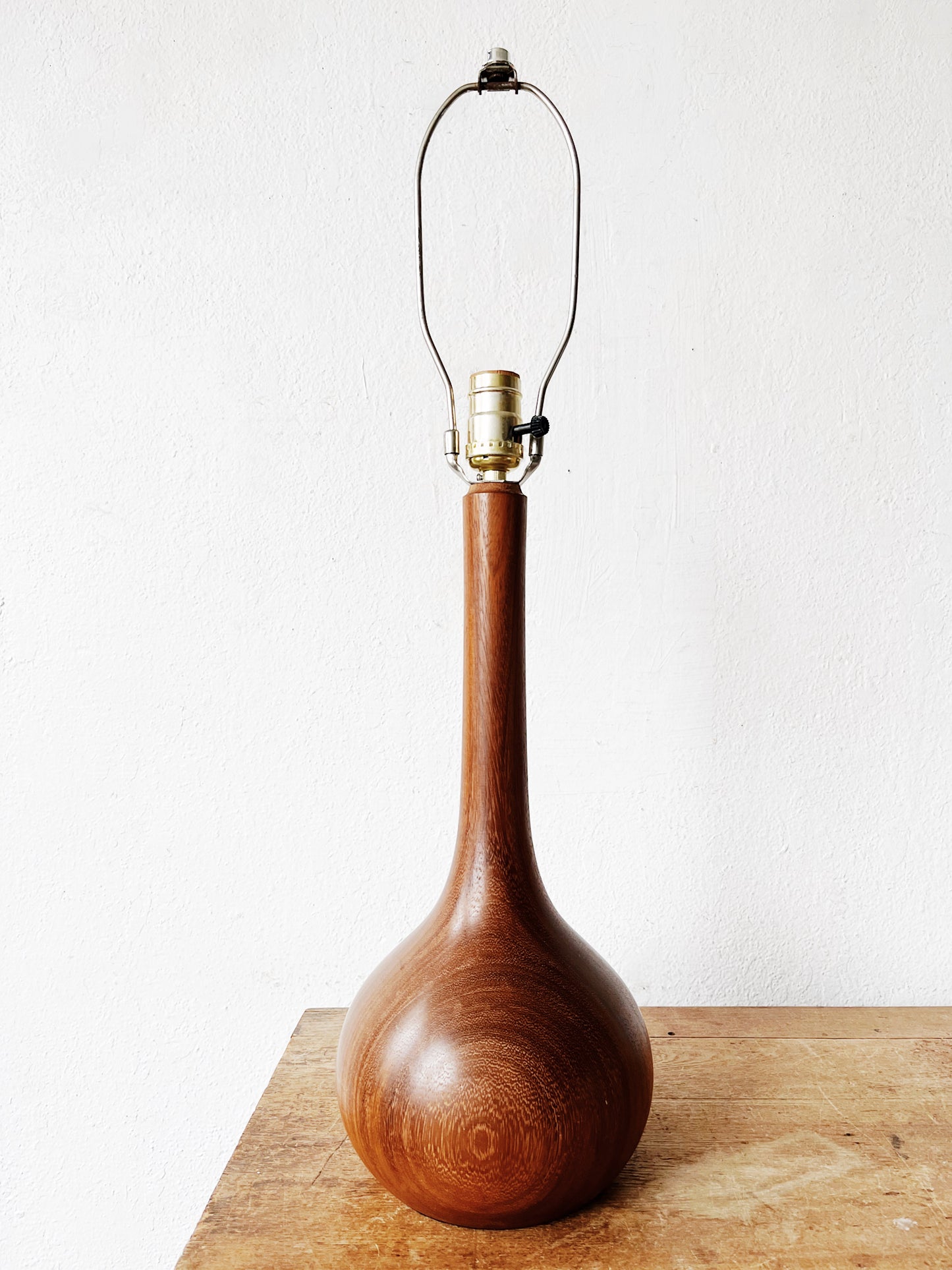 Mid Century Danish Teak Lamp