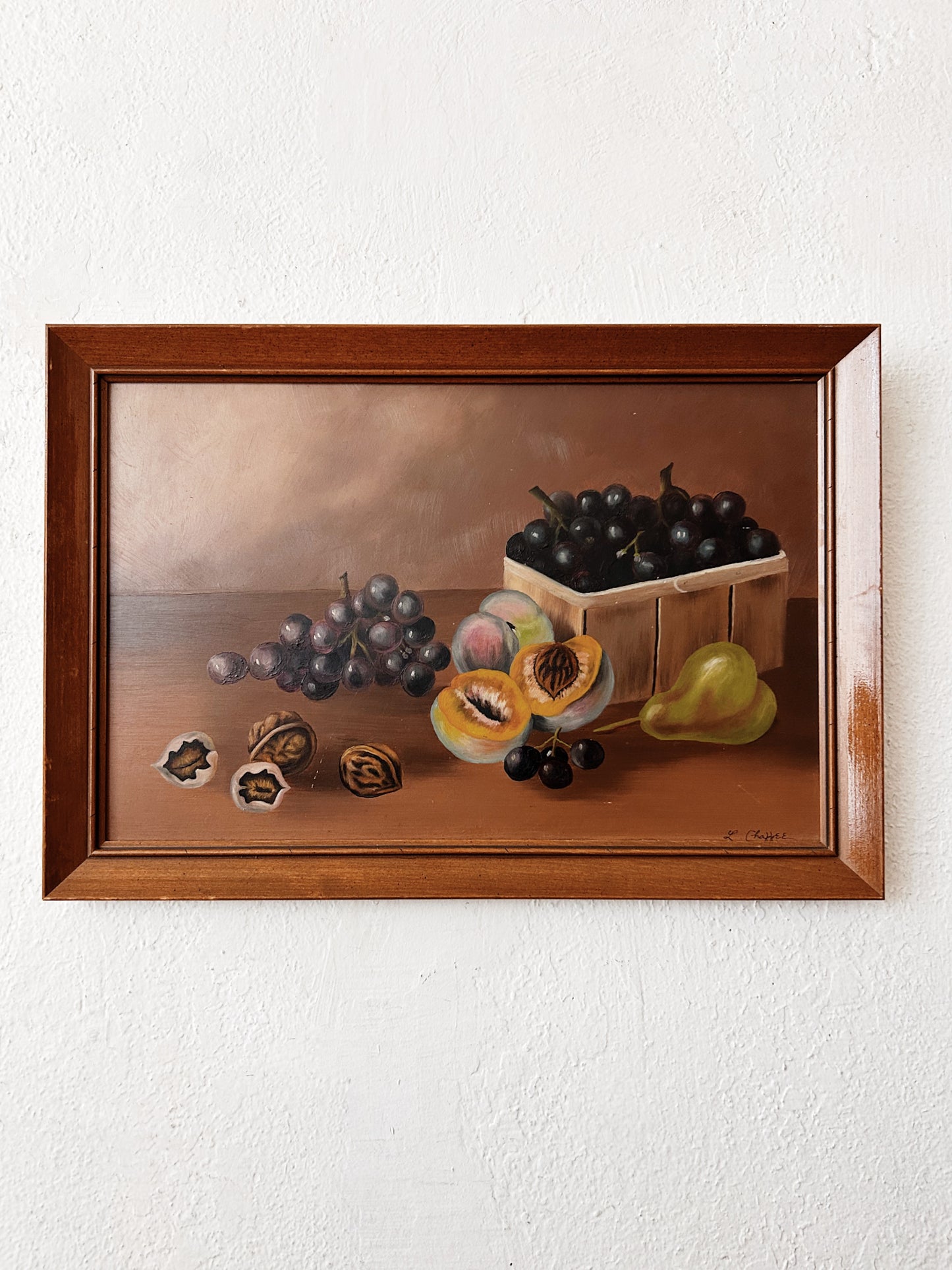 Vintage Still Life Oil Painting