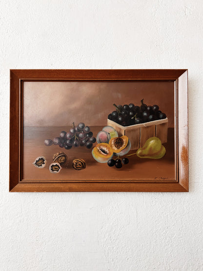 Vintage Still Life Oil Painting