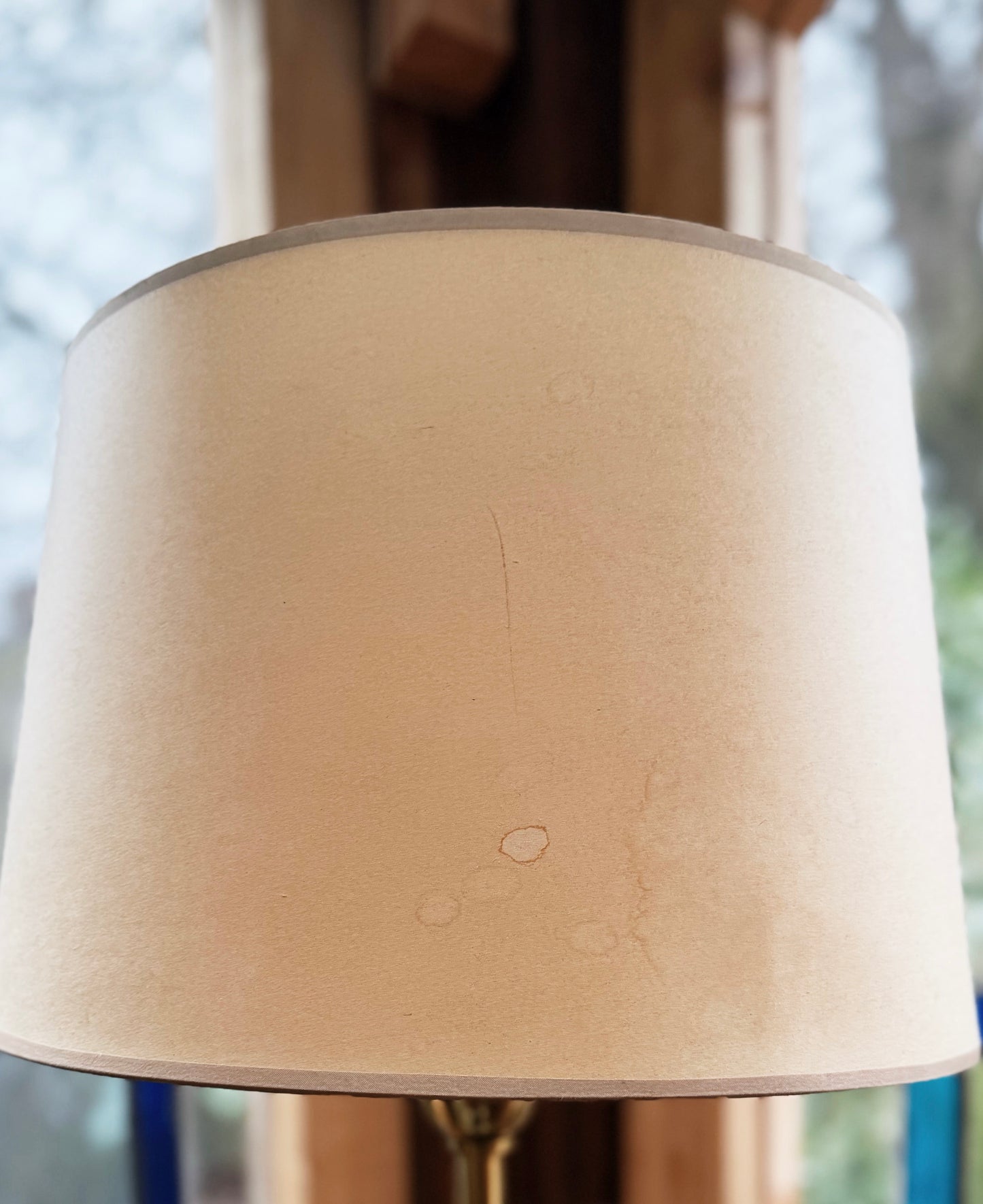 Vintage Modernist Wood Lamp